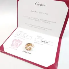 【極美品】カルティエ トリニティ フープ ピアス 片耳用 7854のサムネイル