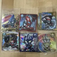 ウルトラマンシールウエハース　にふぉるめーしょん　6枚セット
