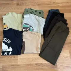 キッズ服 9点セット Tシャツ パンツ　120、130cm
