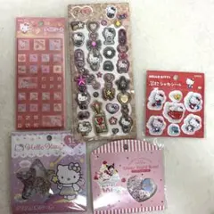 ハローキティ サンリオ シール ステッカー 5点セット まとめ売り