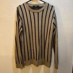 CAMBIO ストライプニットセーター　古着