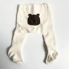 【Baby Gap】 ベビータイツ くまタイツ ベージュ