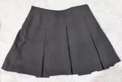 GU グレー プリーツスカート