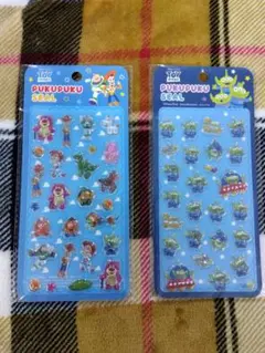 ディズニーぷくぷくシール2枚セット　トイ・ストーリー