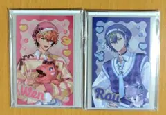 赤城ウェン　小柳ロウ　ぎゃうるふ　チェキ風カード　にじさんじ