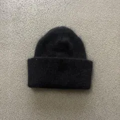 ビーニー 黒 モヘア