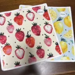 ⭐︎最終価格⭐︎FEILERいちご柄タオルハンカチケース&ポーチのセット新品未使用 ストロベリードット ハンカチポーチ(アイボリー): LOVERARY BY