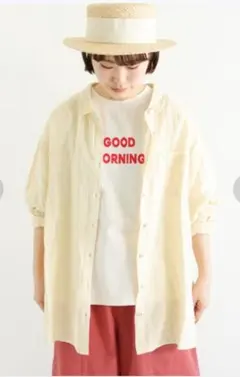 サマンサモスモス 柄アソートリネンシャツ