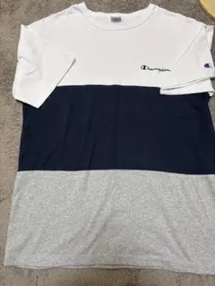 Champion 3色切り替え Tシャツ XL