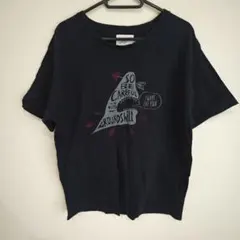 グラフィックTシャツ ネイビー