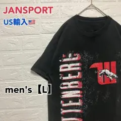 ●T564【US輸入】ジャンスポーツ Tシャツ ブラック系 men's【L相当】のサムネイル