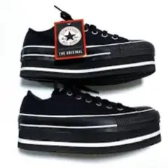 【美品】コンバースオールスター チャンキーライン 厚底スニーカー24㎝