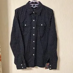 トミーヒルフィガー・ドット柄シャツ