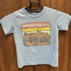 patagonia 2T 水色 Tシャツ