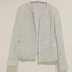 セレモニー ノーカラージャケット ツィードジャケット 卒業式 オケージョン