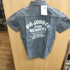 BIG JOHN デニム半袖シャツ 130サイズ