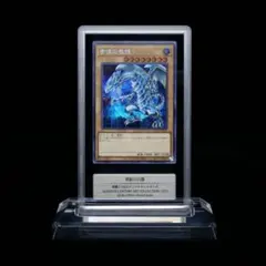 【鑑定品】青眼の白龍 ブルーアイズホワイトドラゴン　25th 地球 シクレア