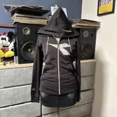 DIADORA フード付きパーカー ブラック