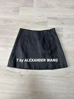 T by ALEXANDER WANG レザースカートのサムネイル