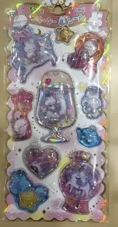 クラックス　キラキラウォーターinシール　うさぎ　ねこ　ユニコーン