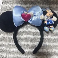 ミニーマウス カチューシャ フィギュア付き