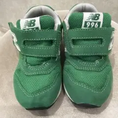 【美品】ニューバランス　キッズ　996 14.0cm グリーン