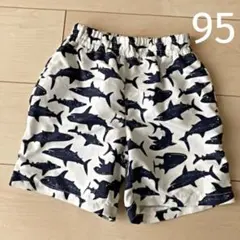 水着 男の子 サメ柄 スイム パンツ 95 インナーパンツつき