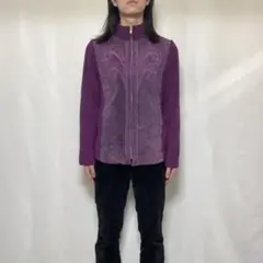 90s archive switching zip leather jacket