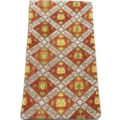 A1149 ●高級 正絹 唐織 六通 袋帯