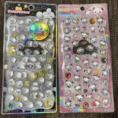 【正規品】　ジュエルプチドロップステッカー　シマエナガ　もちもちパンダ