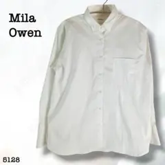Mila Owen 長袖シャツ ブラウス ホワイト F 5128のサムネイル