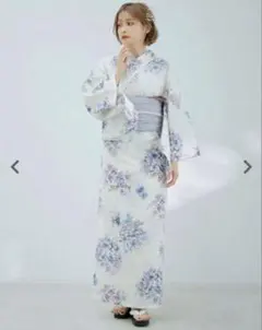最終値下げ dita 浴衣 水仙の夕涼み 浴衣＋帯びセット - メルカリ