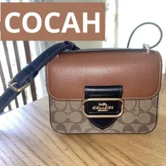 【美品】coach バッグ　ブラウン