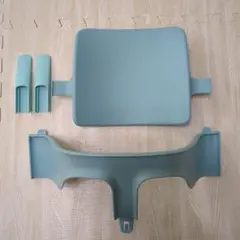 タイムセール　STOKKEストッケ　トリップトラップ　ベビーセット　アクアブルー