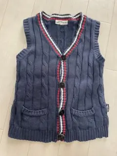 GREEN LABEL RELAXING ケーブルニットベスト 125