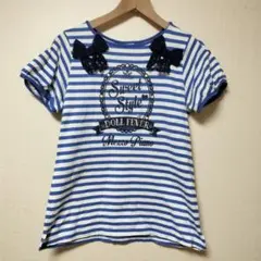 Mezzo Piano 半袖 Tシャツ ボーダー リボンのサムネイル