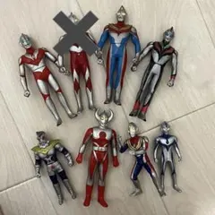 《まとめ》ウルトラマン　ソフビ　フィギュアセット　7体