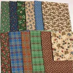 【USAコットン】カットクロスまとめ売り くま柄その他