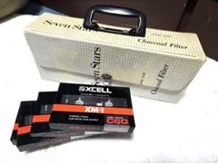 SevenStarsカセットテープケース+ 未使用カセットテープ4個　値下げ可能