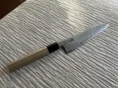 名品 京都有次 牛刀 スウェーデン鋼 K121 16cm 水牛柄 砥ぎ済のサムネイル