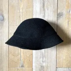 【美品】カムズアンドゴーズ COMESANDGOES 黒ウール バケット ハット