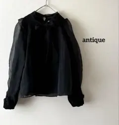 ベロア ボウタイブラウス リボン トップス ゴシック バレエコア 姫系 