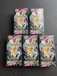 ポケモンカード メガドリームex 5ボックス シュリンクあり - メルカリ