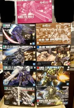 HG HGUC プレバン ガンプラ まとめ売り 9点セット 「9」のサムネイル