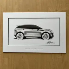 レンジローバー Evoque イヴォーク アートスケッチ サイン 2026年最新】Land Rover コレクションの人気アイテム - メルカリ
