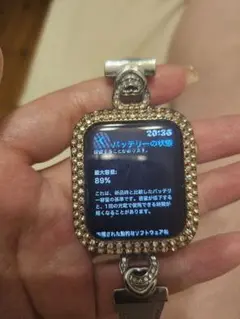 バッテリー89%Apple Watch 40mmローズゴールド Series 6