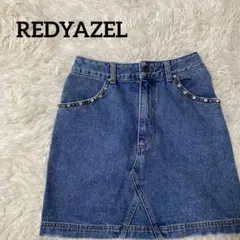 REDYAZELラインストーン付き デニムミニスカートのサムネイル