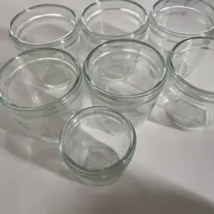 Morozoff モロゾフ プリン容器 ガラス プリン 器 7個セット