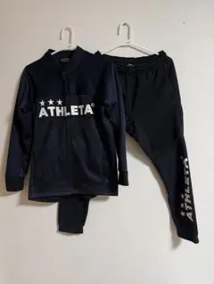 ATHLETA ジャージ 上下セット ブラックS - メルカリ