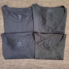 ユニクロエアリズム(メッシュTシャツ2枚、U首Tシャツ1枚、Tシャツ1枚)